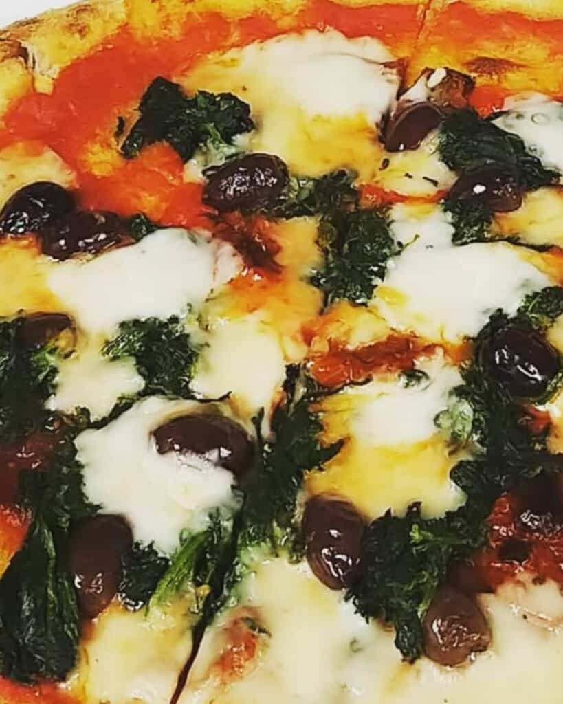 Vegan food at Pizzeria L'Angelo in Venice