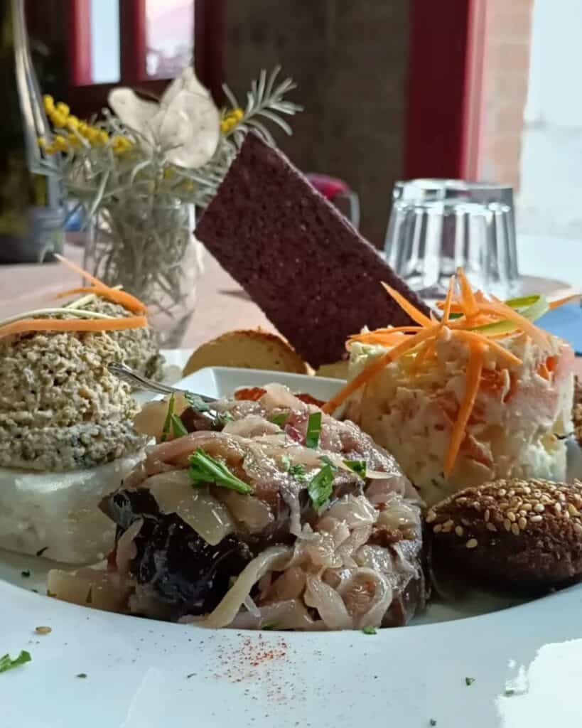 Vegan food at La Tecia Vegana in Venice