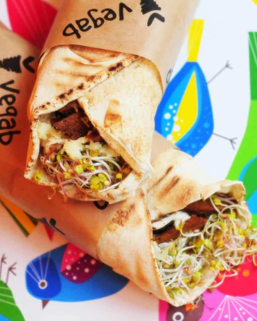 Vegan food at Vegab in Krakow