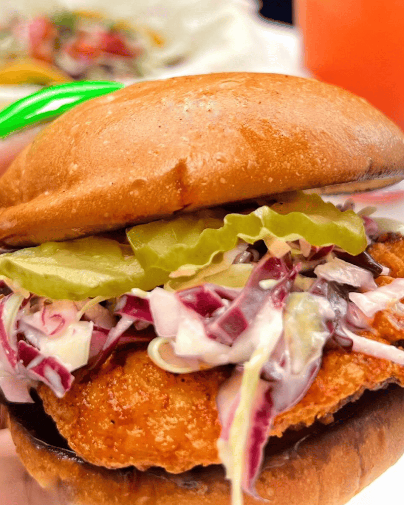 Hey Sunshine Kitchen vegan West Los Angeles restaurant - comfort food burger
