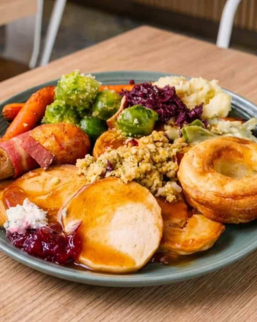 Vegan food at Unity Diner in East London