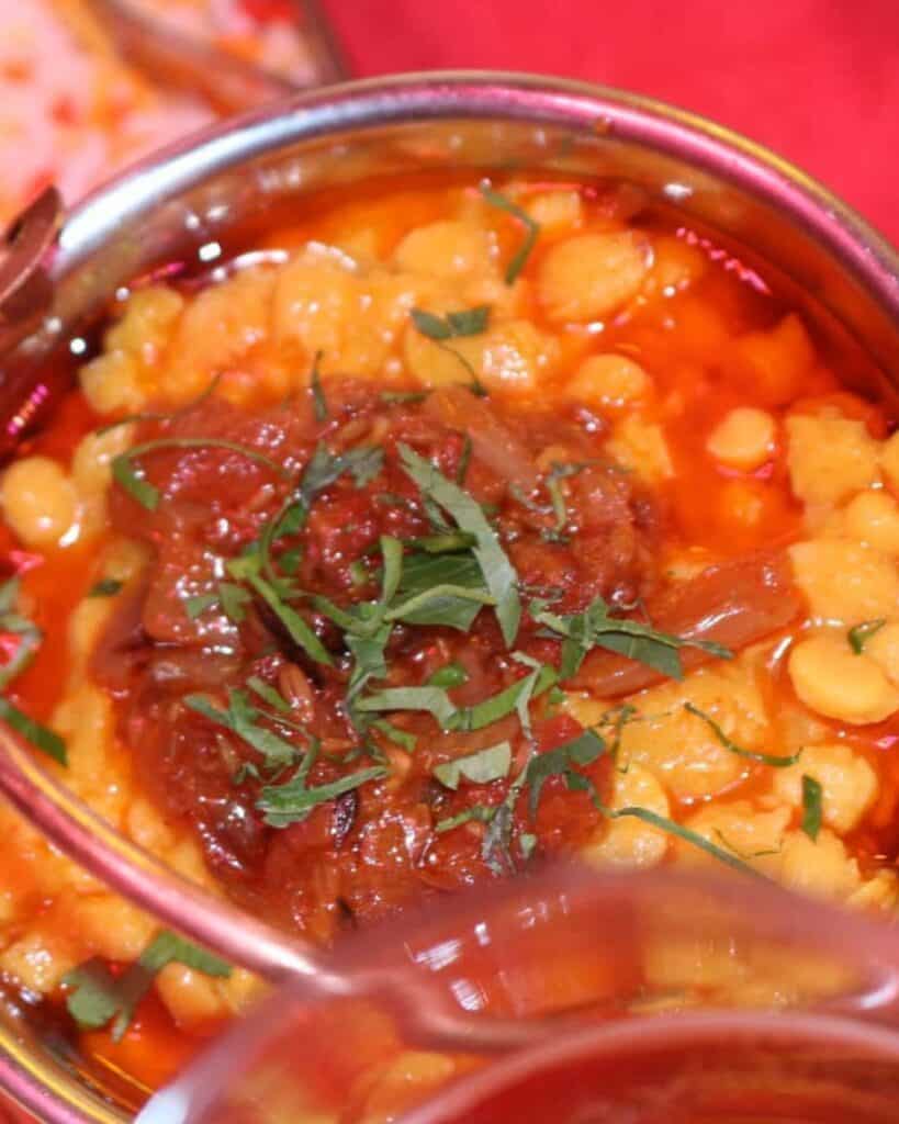 Vegan food at Ital India in Venice