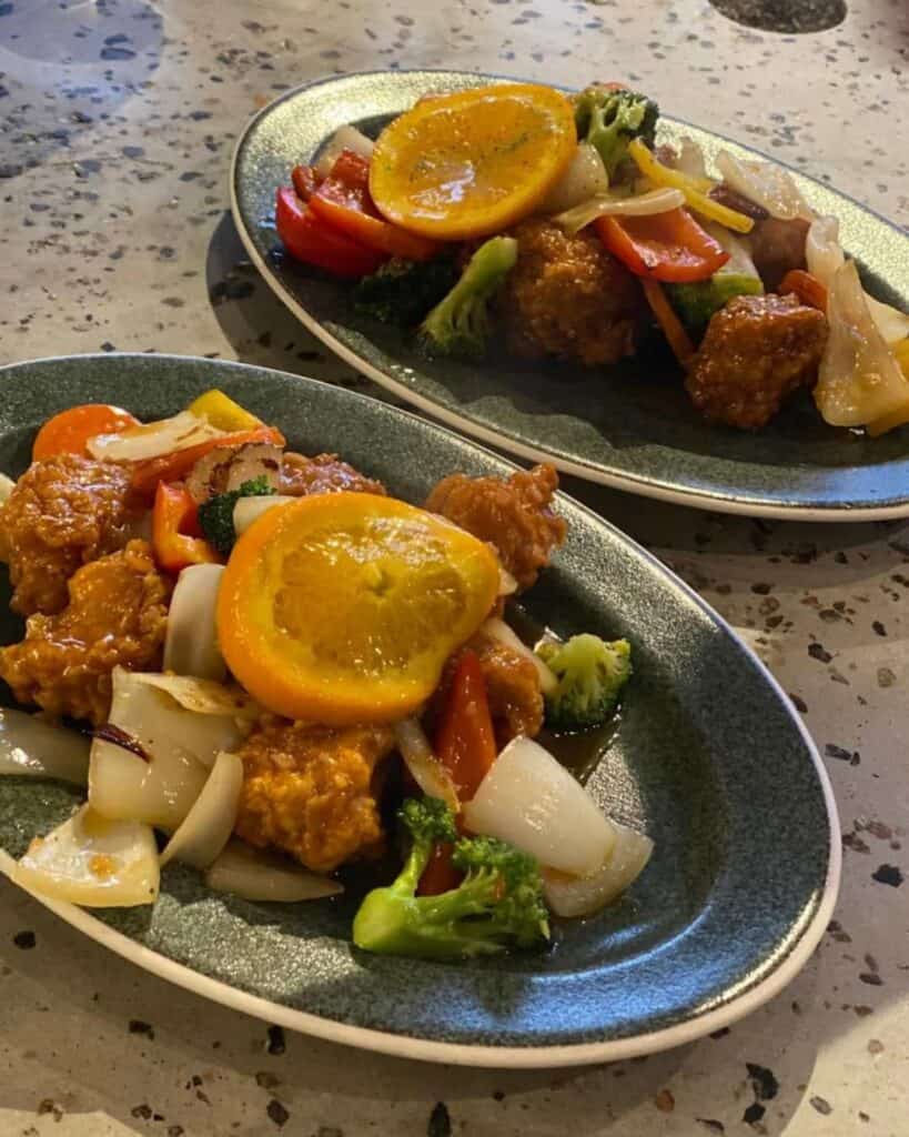 Vegan food at Monk's Butcher in Seoul