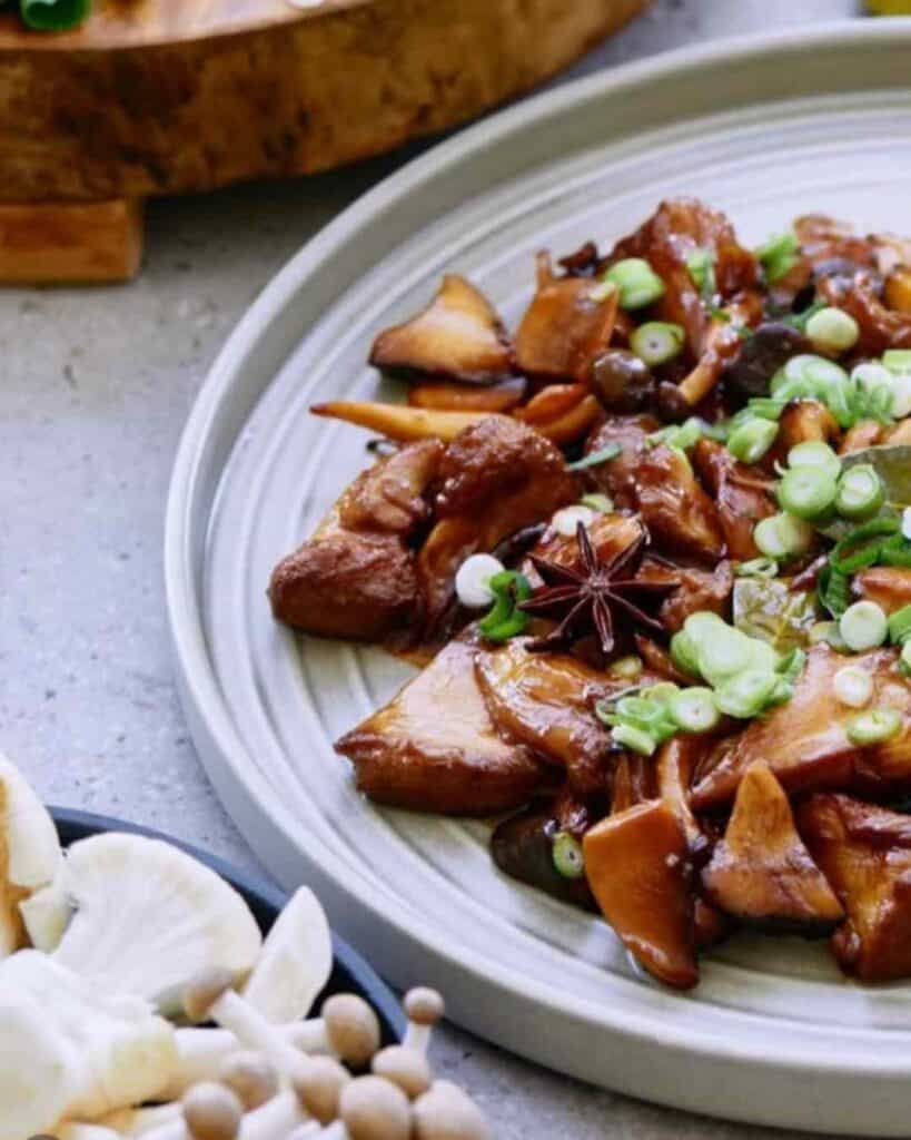 Vegan food at Shu Restaurant in Melbourne
