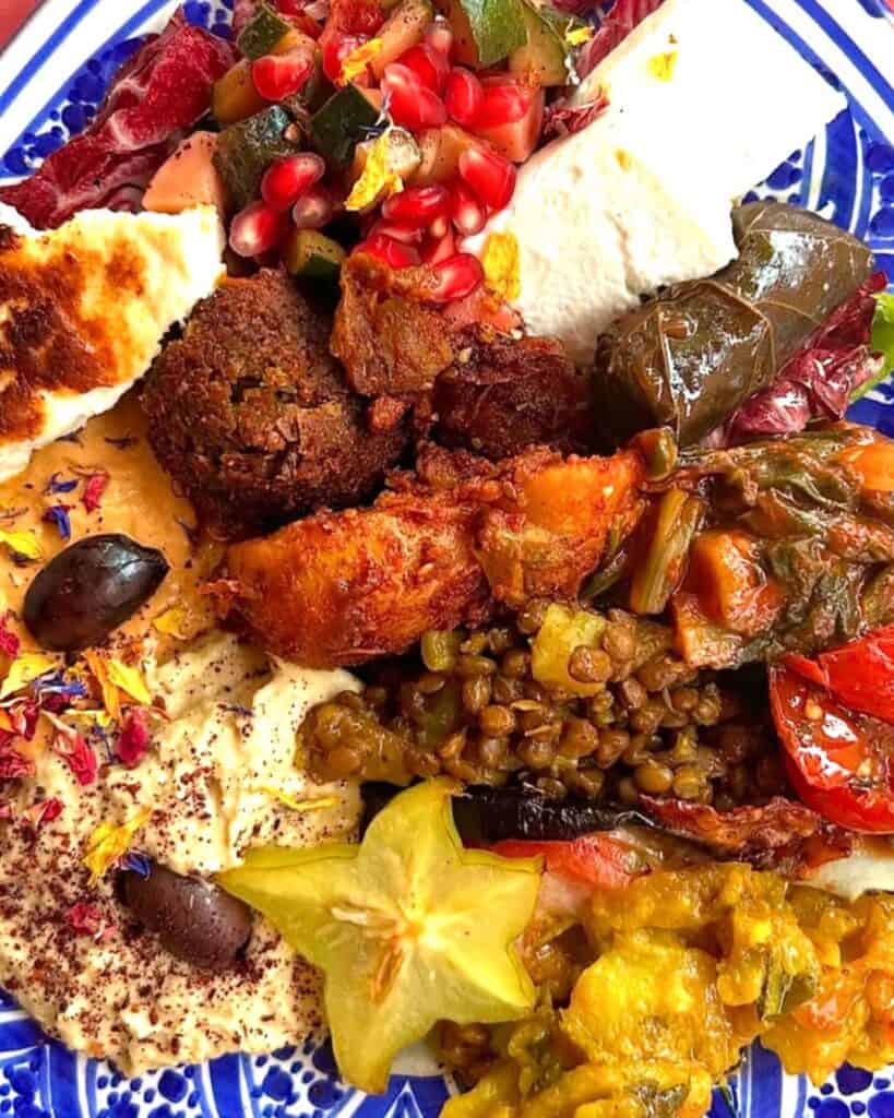 Vegan food at Frary's in Venice