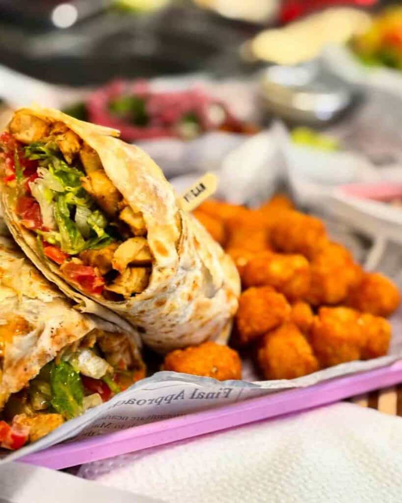 Vegan food at Revolution Vegan Kitchen in Austin