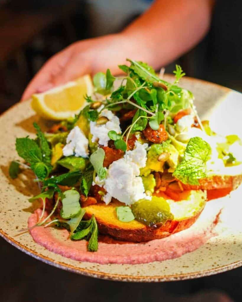 Vegan food at Monk Bodhi Dharma in Melbourne