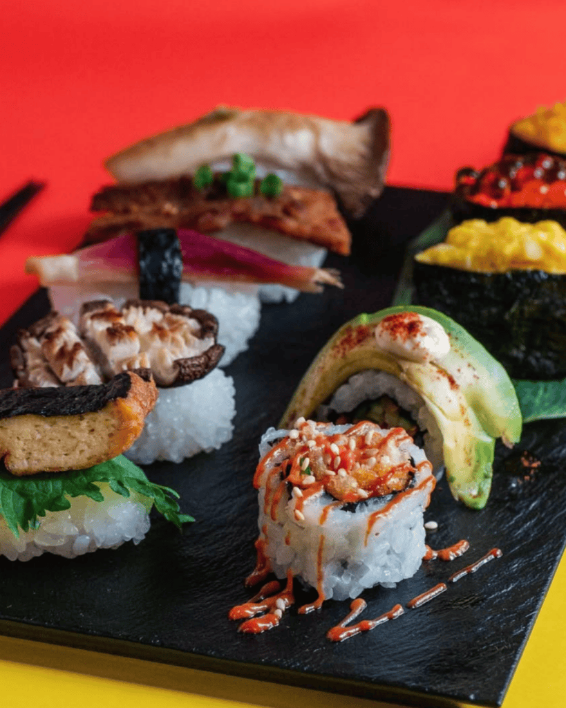 Vegan Tokyo Shibuya guide — Japan's first fully vegan sushi restaurant with slow-cooked toro eggplant nigiri