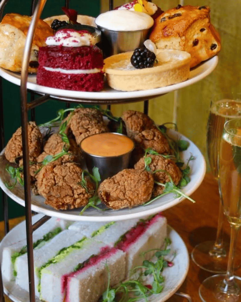 Creative vegan global plates at The Allotment, a multi-award-winning vegan eatery near Manchester Cathedral
