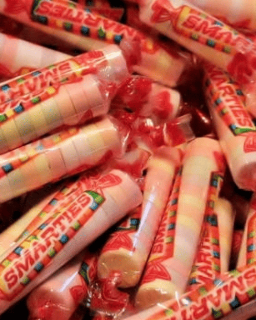 Smarties Halloween bag of candy rolls