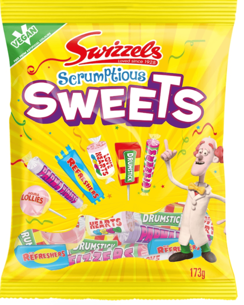 Swizzels Love Hearts and Parma Violets
