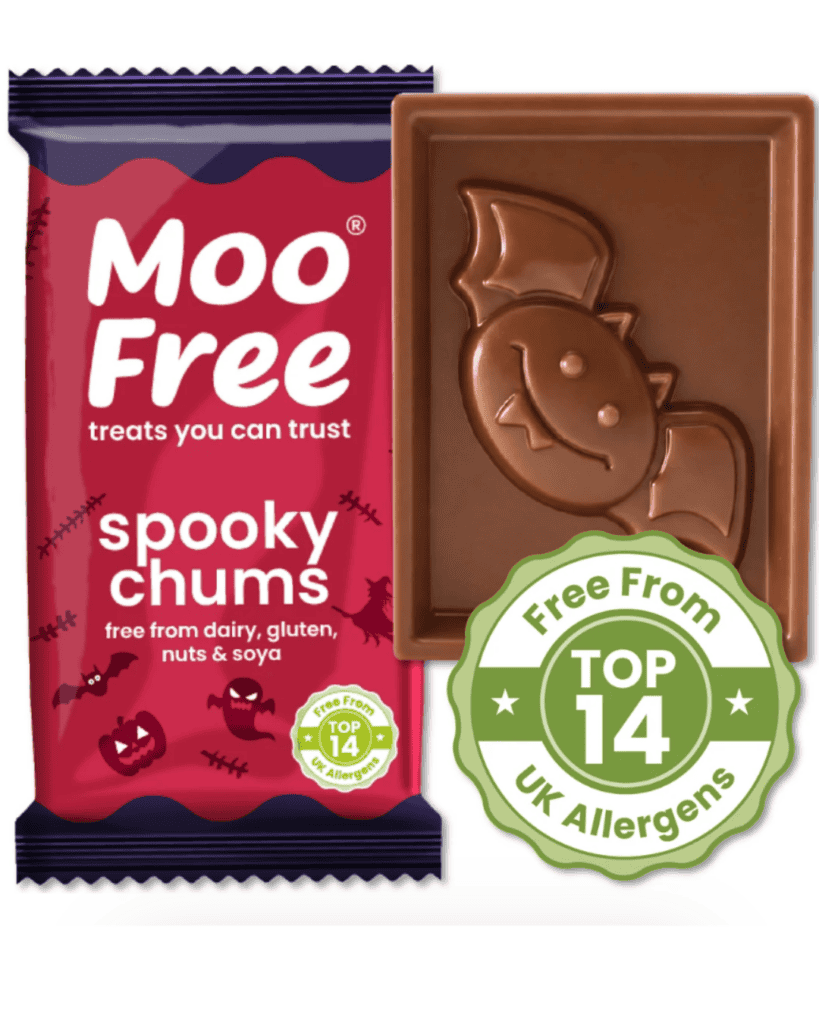 Moo Free Spooky Chums dairy-free Halloween chocolate